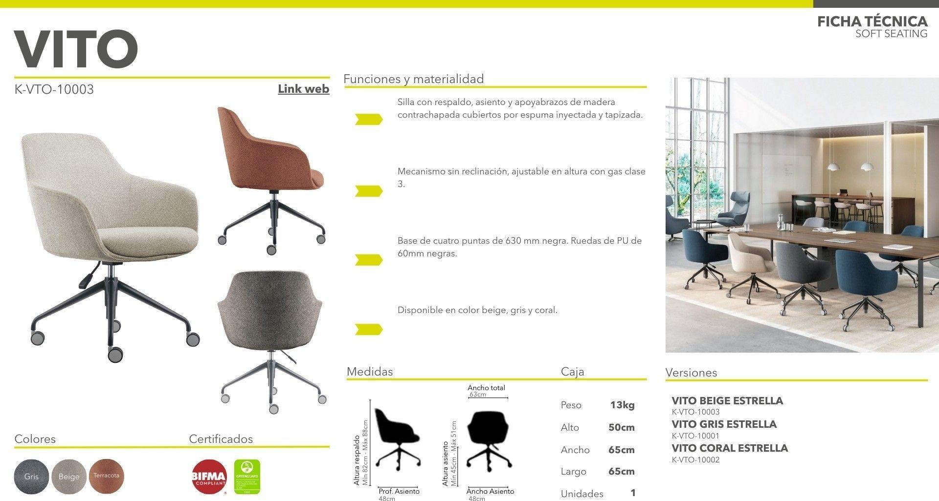 Poltrona cuatro puntas Vito Beige - Modernidad y Comodidad-3