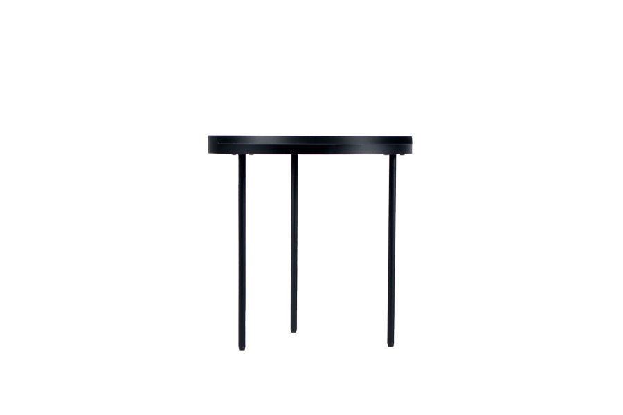Mesa de diseño Orion Redonda Negra 45cm-1