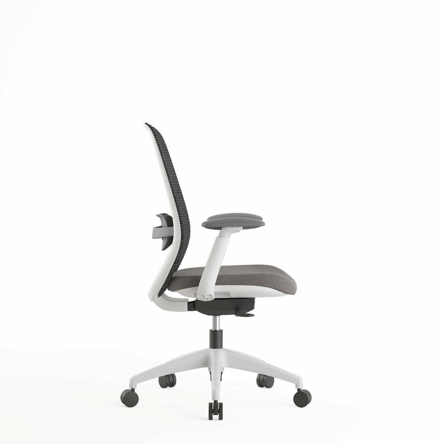 Silla escritorio Home Office Budi Gris-2