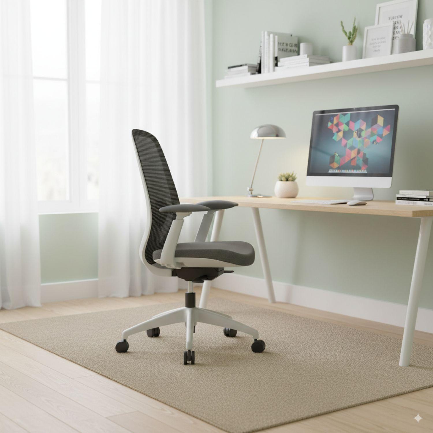 Silla escritorio Home Office Budi Gris-4