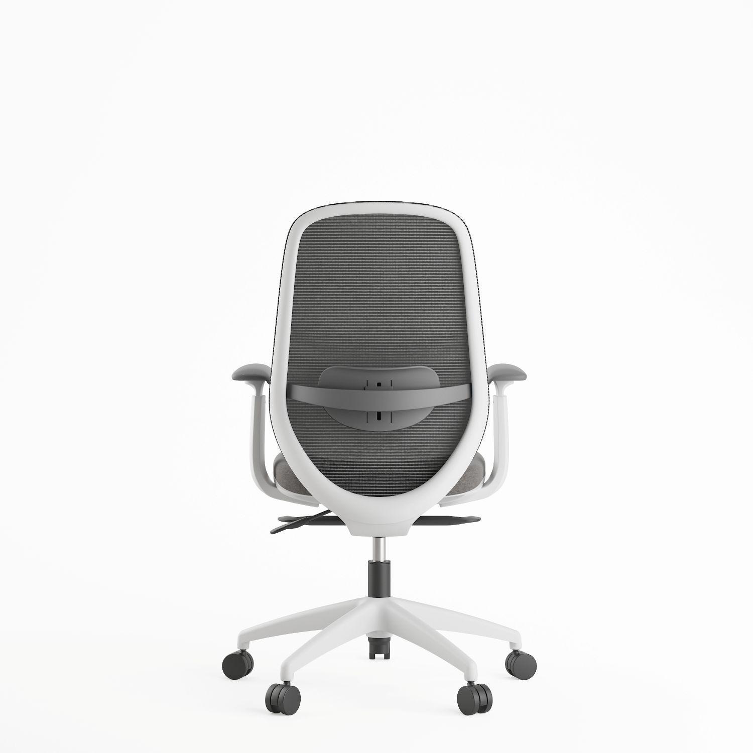 Silla escritorio Home Office Budi Gris-4