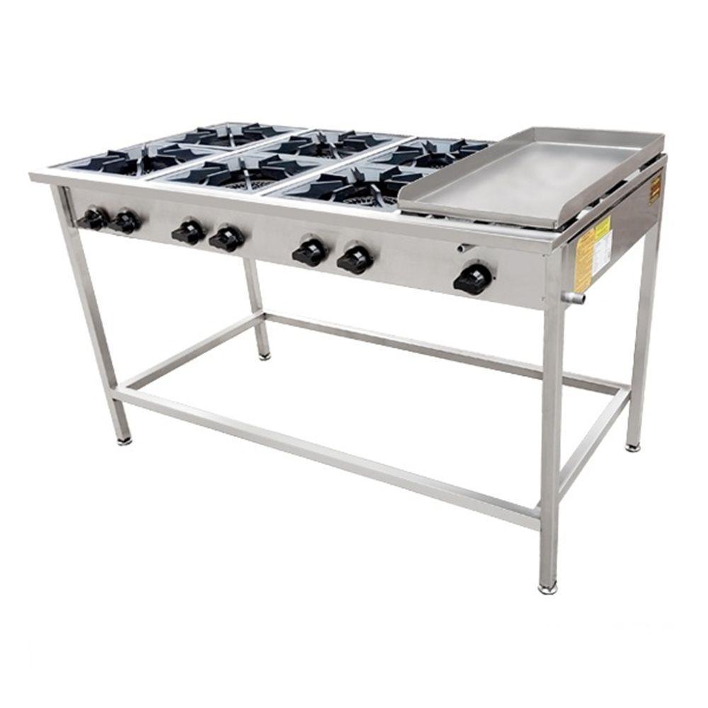 Anafe Cocina 6 Platos Churrasquera Cousi o Certificada Sec-0