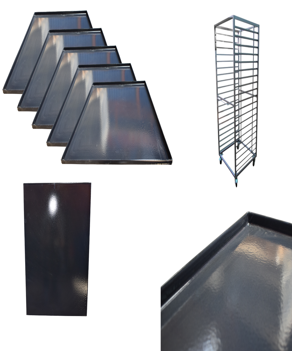 Pack 5 Bandeja Enlozada Reforzada 0 8mm 58 por 68 Cms-0