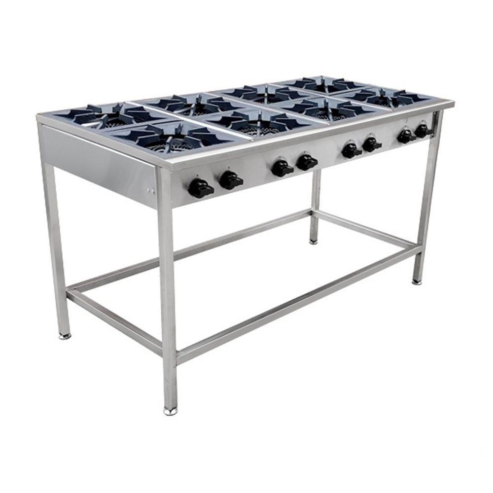 Cocina Industrial Anafe A Gas Con 8 Platos-1