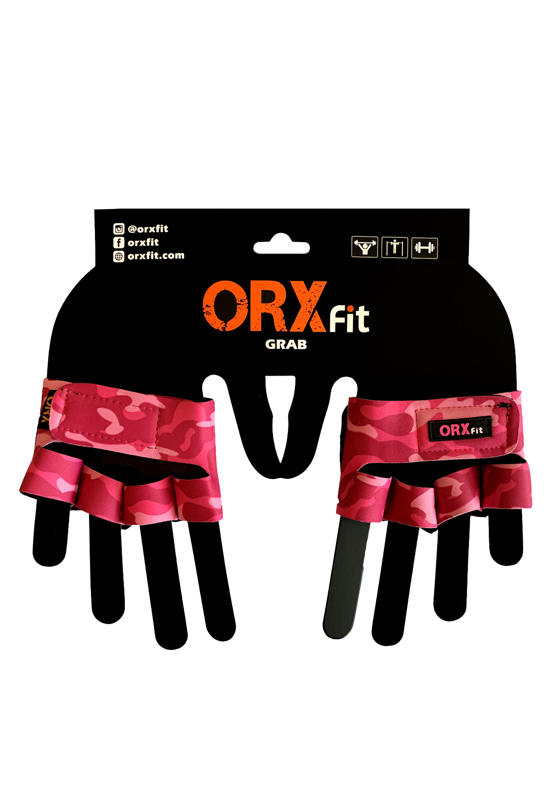 Guantes Pesas GRAB Pink Camo-0