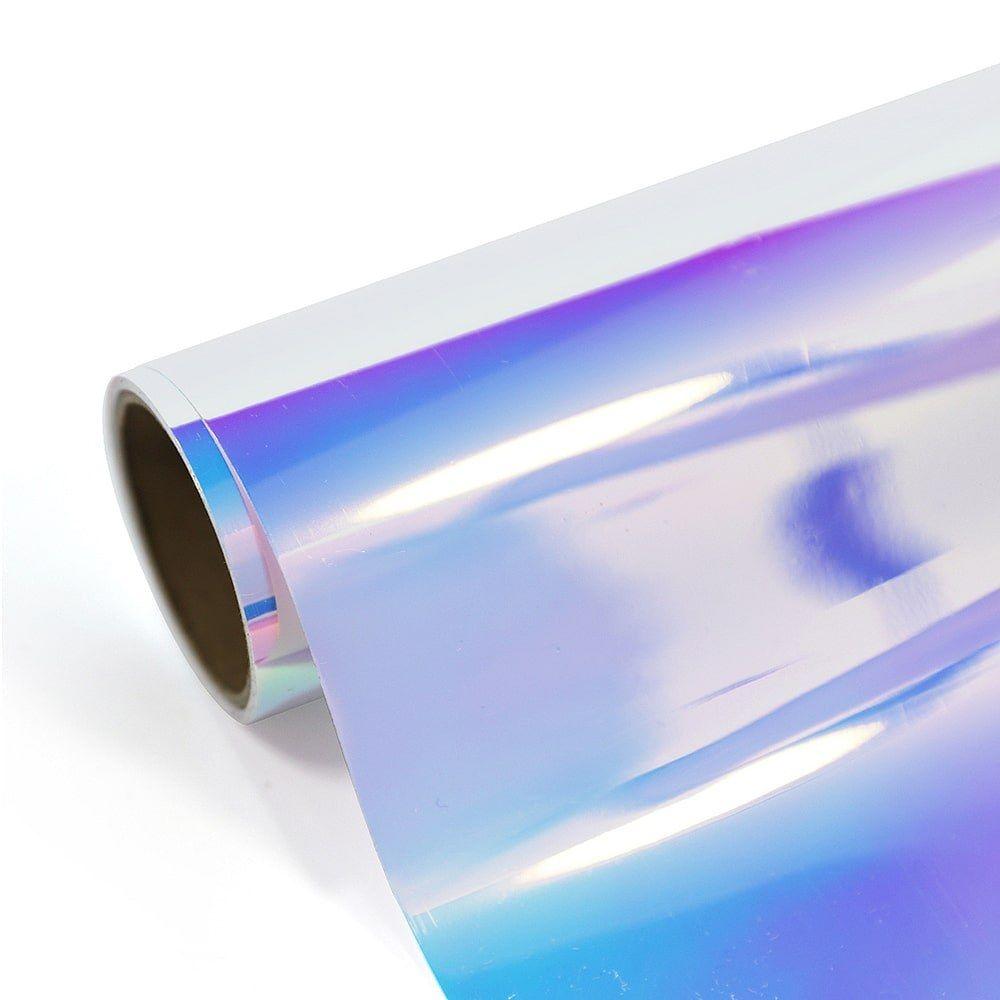 Vinilo Tornasol Blanco Adhesivo Decorativo Lámina 30x30 Cm-0