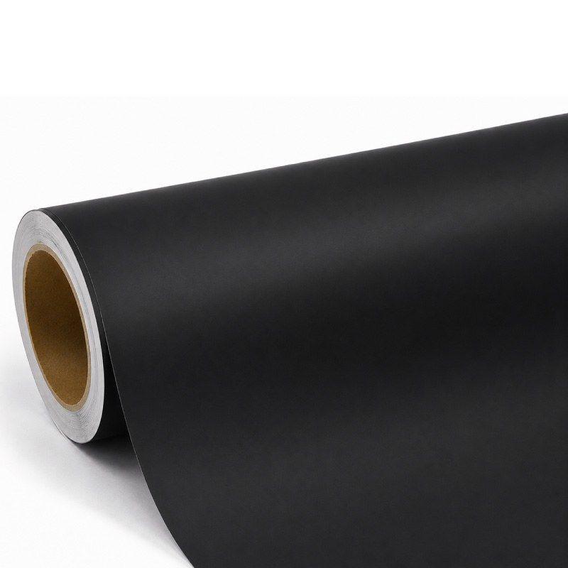 Vinilo Adhesivo Negro Mate 30 Cm X 1 Metro Plotter Corte-1