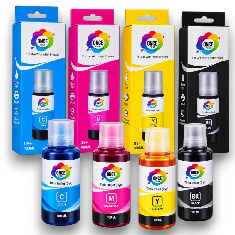 Tinta Inkjet Epson Alternativa Dye 100 Ml Amarilla-1