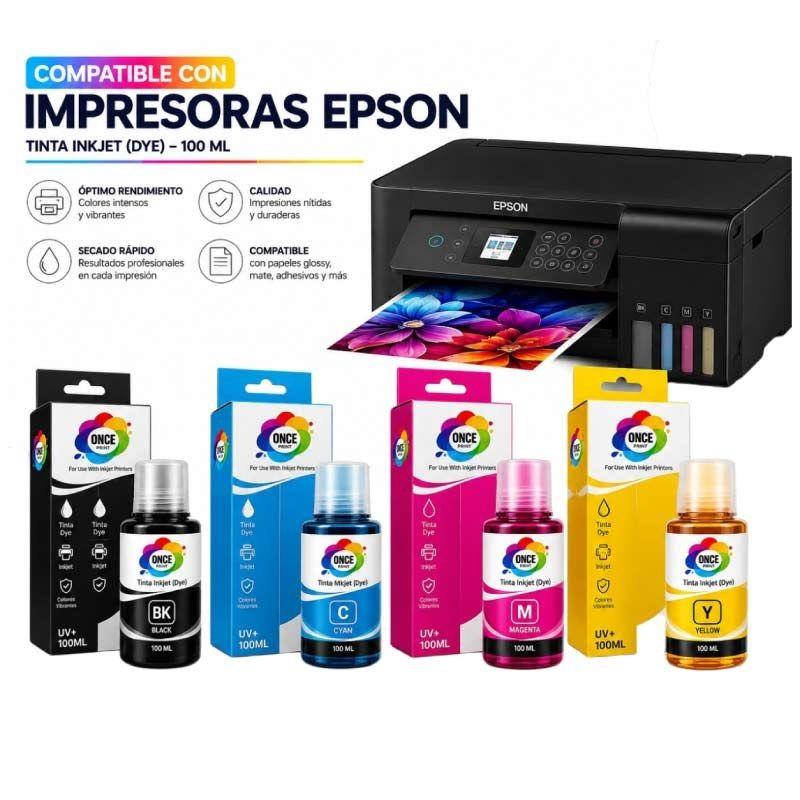 Tinta Inkjet Epson Alternativa Dye 100 Ml Amarilla-2