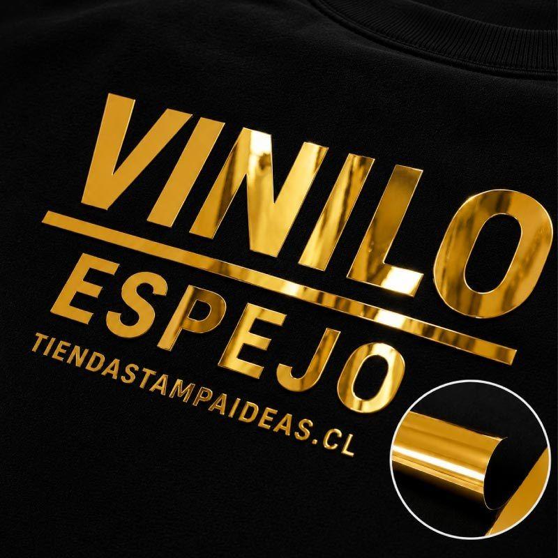 Vinilo Textil Espejo Dorado Lámina 30 X 50 Cm-1