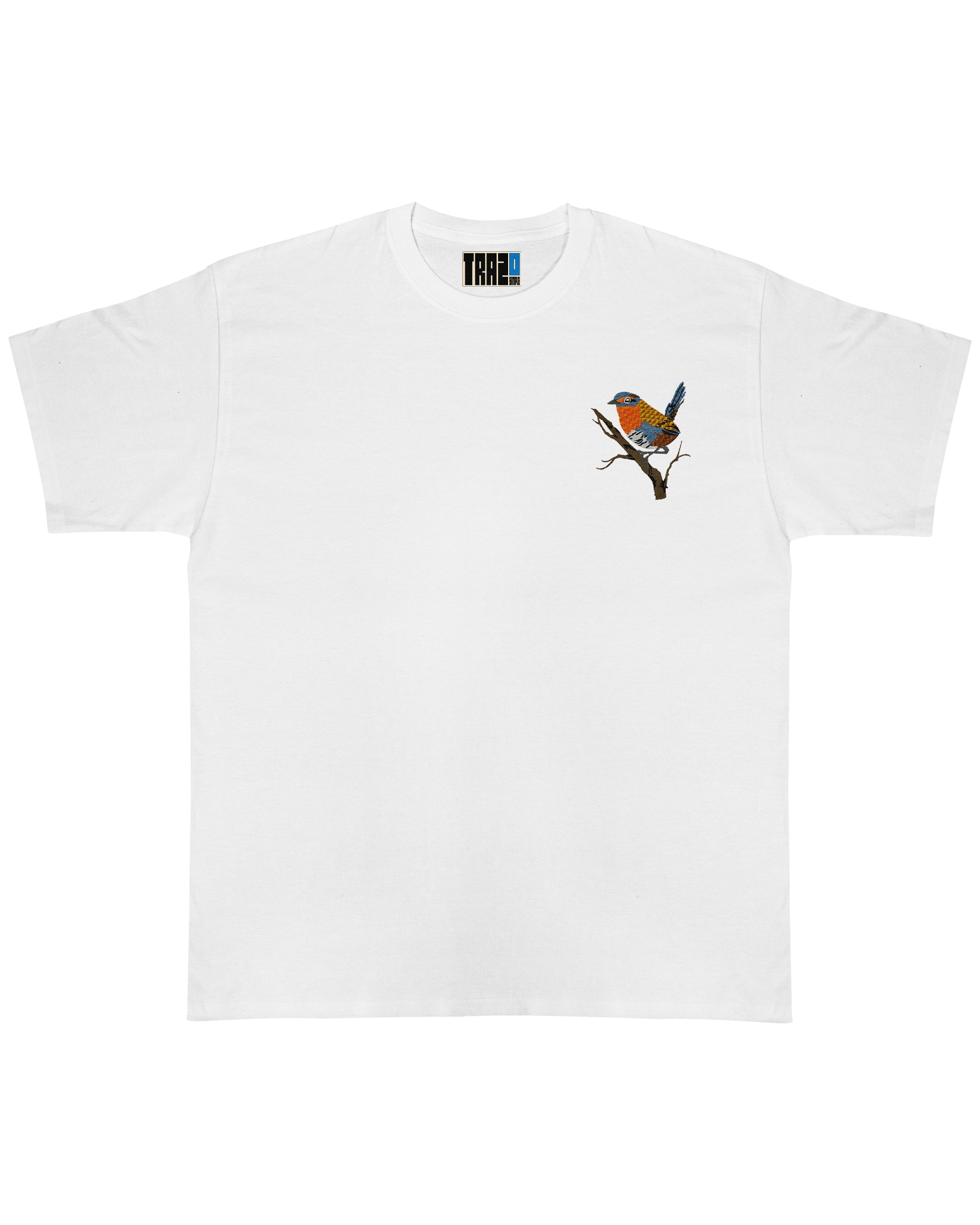 Polera Bordada Aves de Chile Chucao-0
