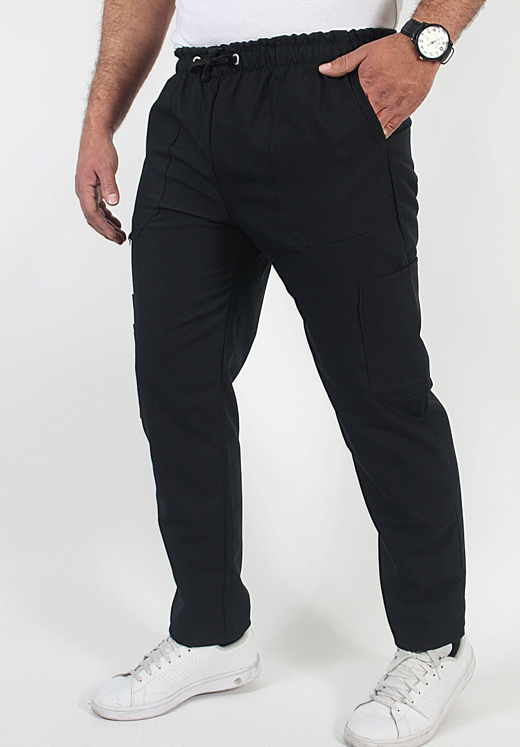 Uniforme Clínico Antifluidos  Negro-6