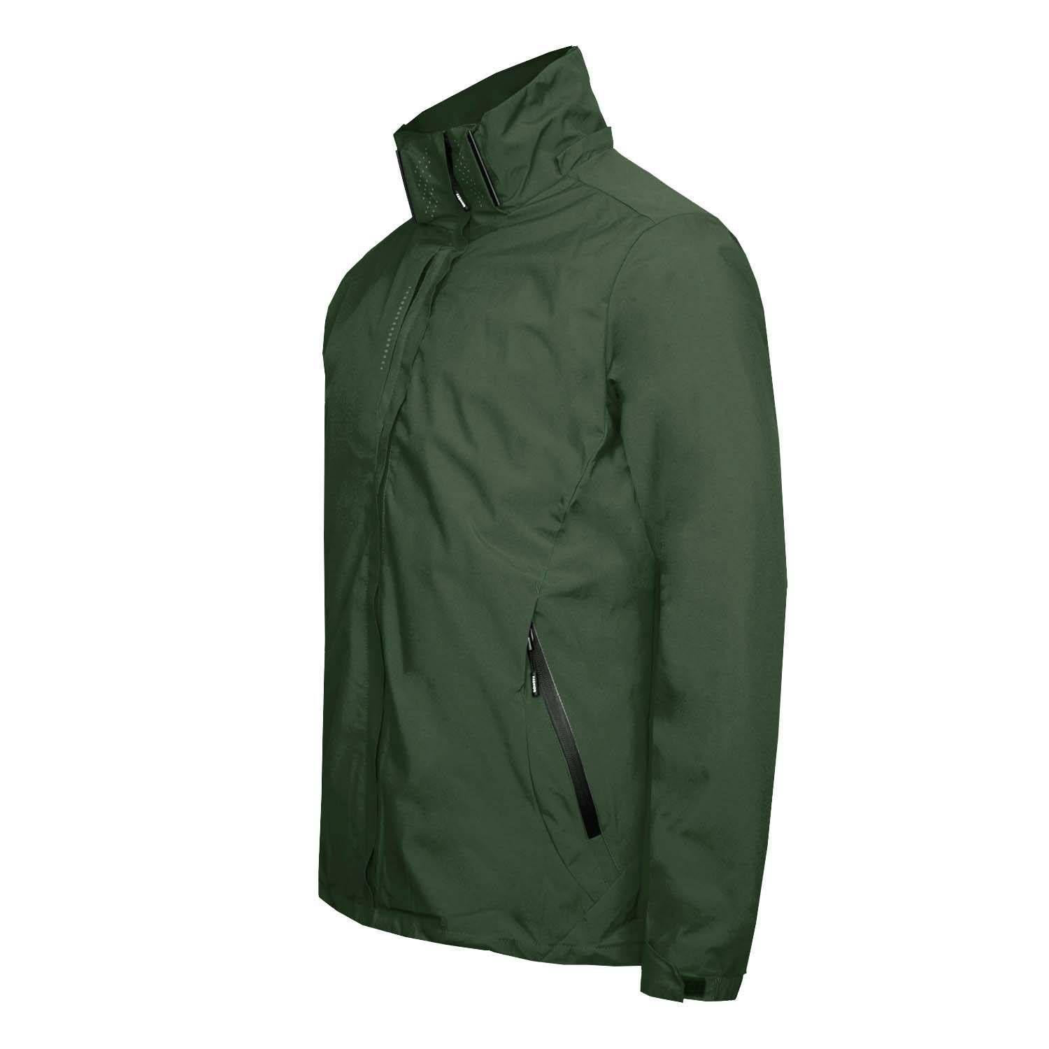 Chaqueta 3en 1 Desmontable Verde Musgo Hombre-1
