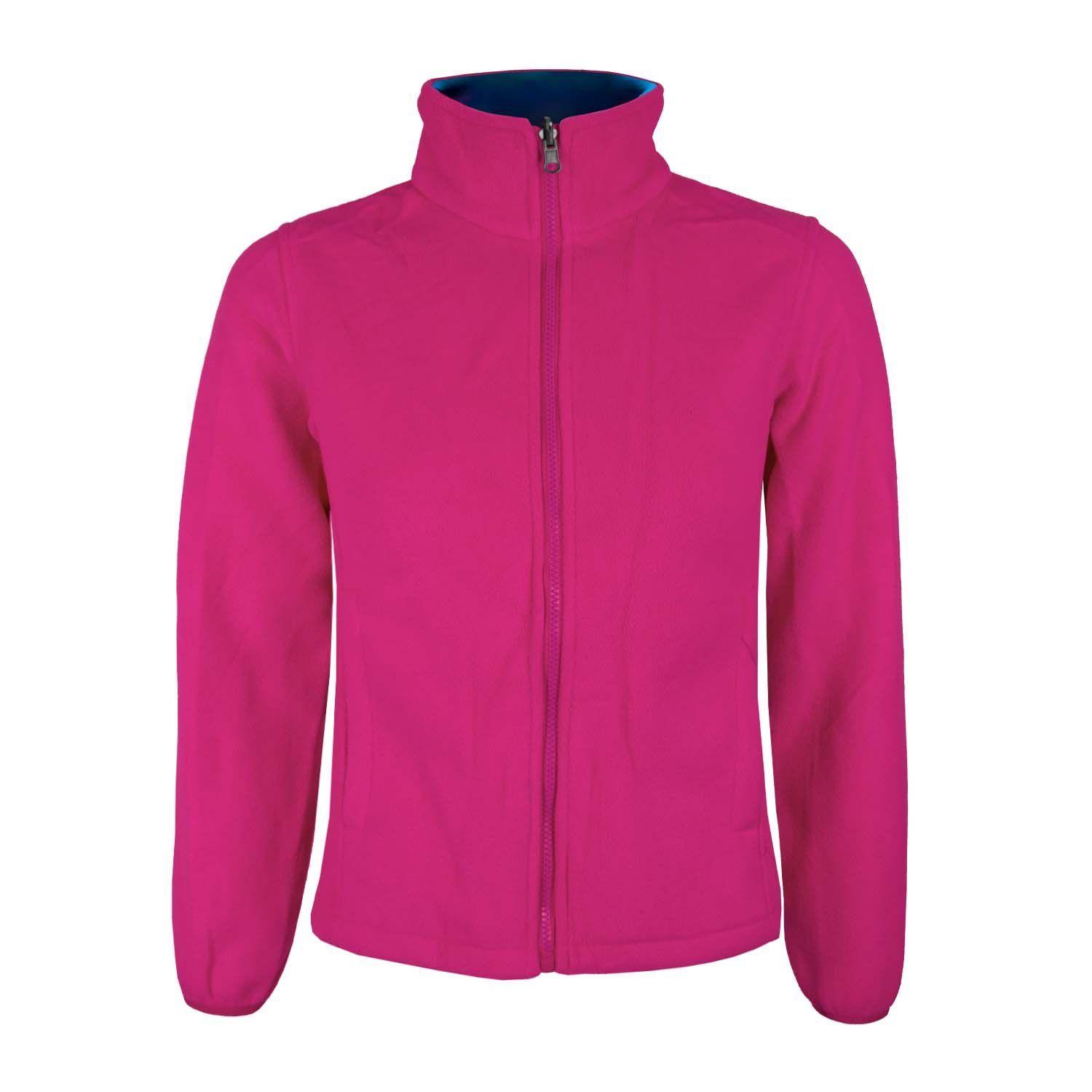 Chaqueta 3 En 1 Desmontable Bicolor Fucsia Mujer-5