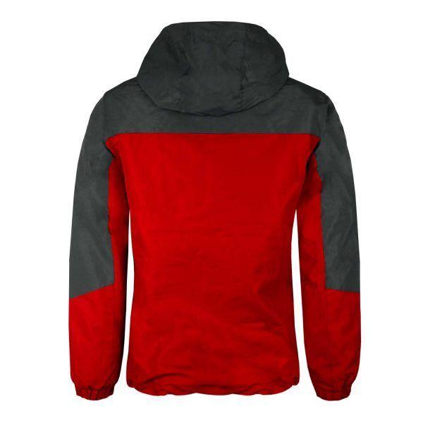Chaqueta 3 En 1 Desmontable Bicolor Rojo Mujer-2