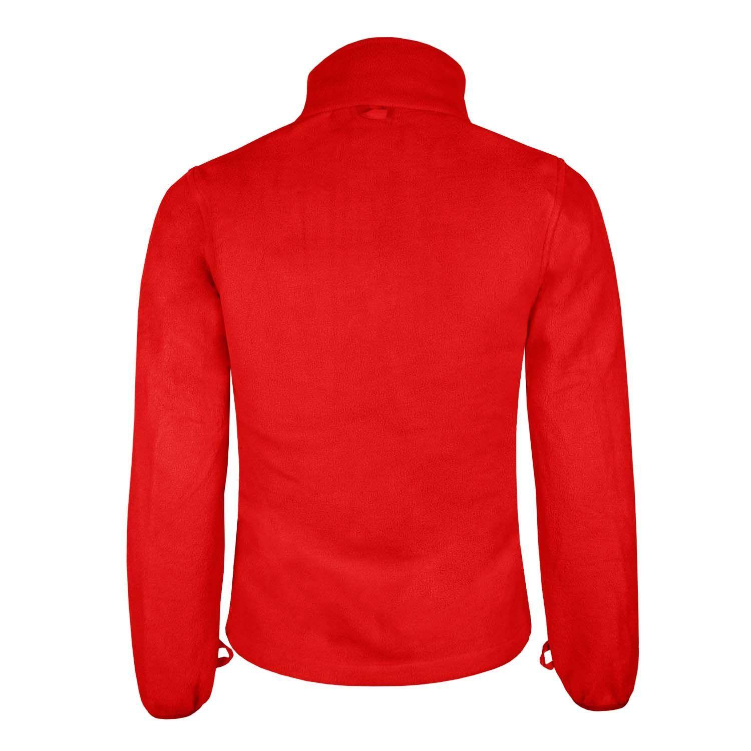 Chaqueta 3 En 1 Desmontable Bicolor Rojo Mujer-5