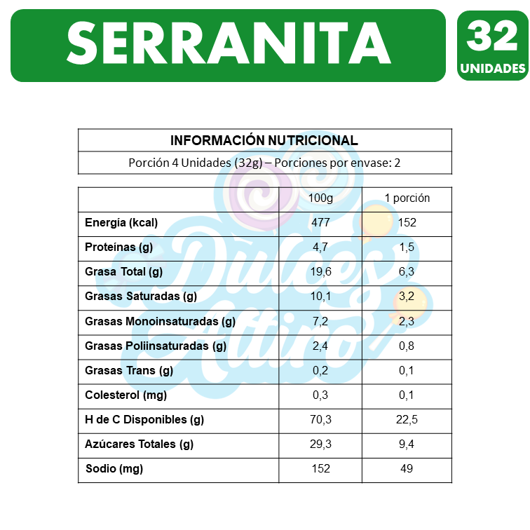 Serranitas Galletas Clásicas de Infancia (Caja Con 30Un)-2