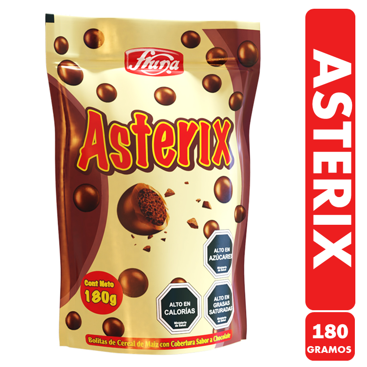 Asterix - Cereal Con Cobertura De Chocolate (Bolsa Con 180G)-0