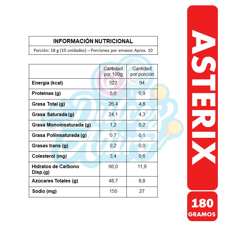 Asterix - Cereal Con Cobertura De Chocolate (Bolsa Con 180G)-2