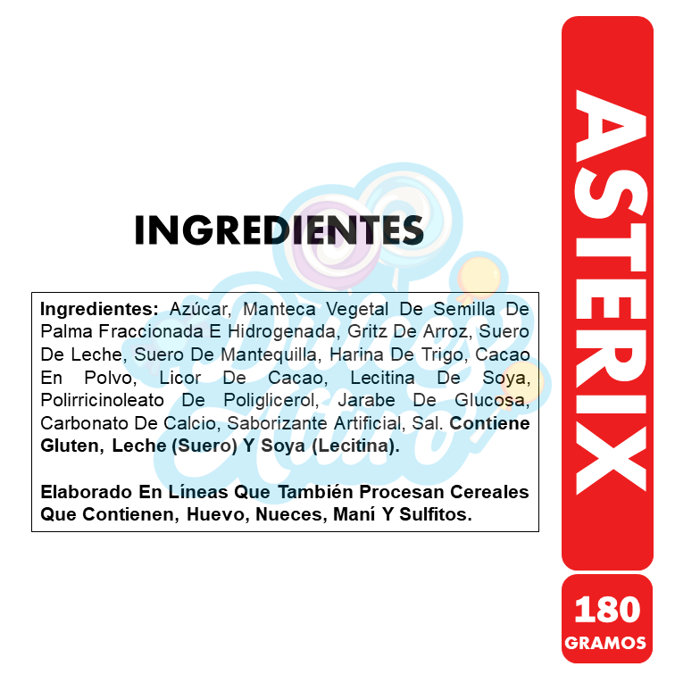Asterix - Cereal Con Cobertura De Chocolate (Bolsa Con 180G)-1