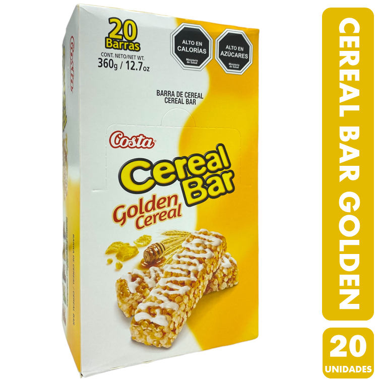 Cereal Bar Golden - Amarillo (Caja Con 20 Unidades)-0