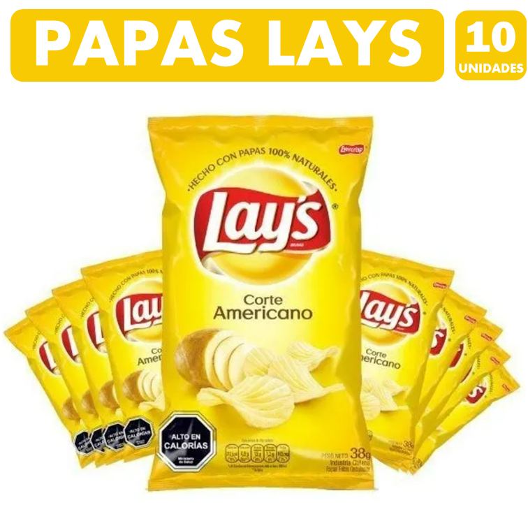Lays - Papas En Formato Individual De Evercrisp(Pack De 10U)-0