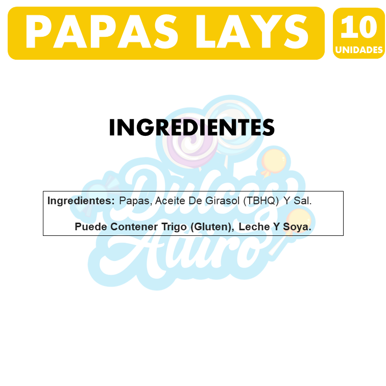 Lays - Papas En Formato Individual De Evercrisp(Pack De 10U)-1