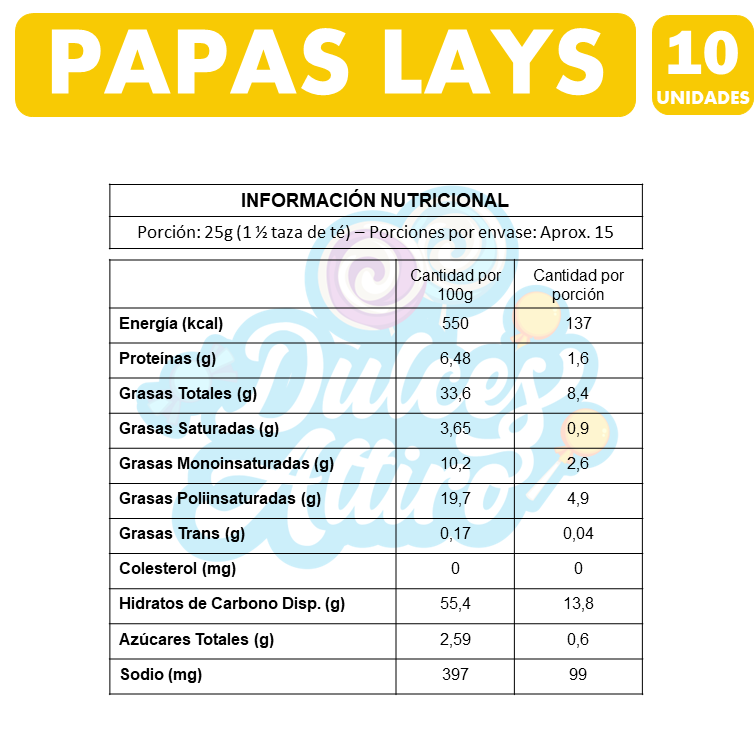 Lays - Papas En Formato Individual De Evercrisp(Pack De 10U)-2