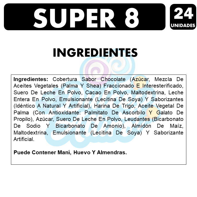 Caja De Super 8 - Oblea Bañada Nestle (Caja Con 24 Uni)-1