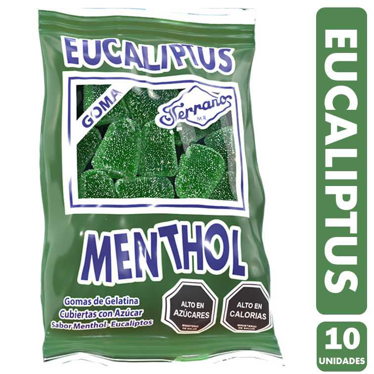 Gomitas Sabor Eucaliptus Menthol Serrano (Pack Con 10 Uni)-0