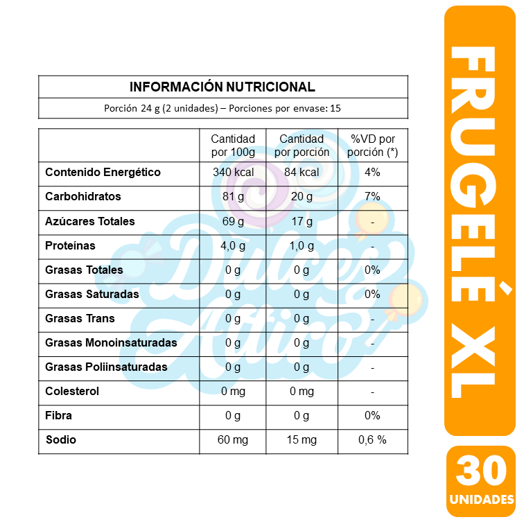 Frugelé Xl - Gomitas De Ambrosoli (Bolsa Con 30 Unidades)-2