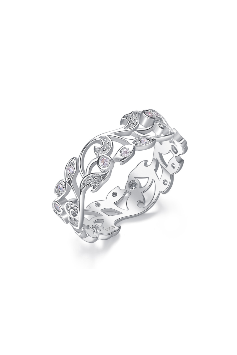 Anillo Vanité Jane Plata Italiana - Talla 9-0