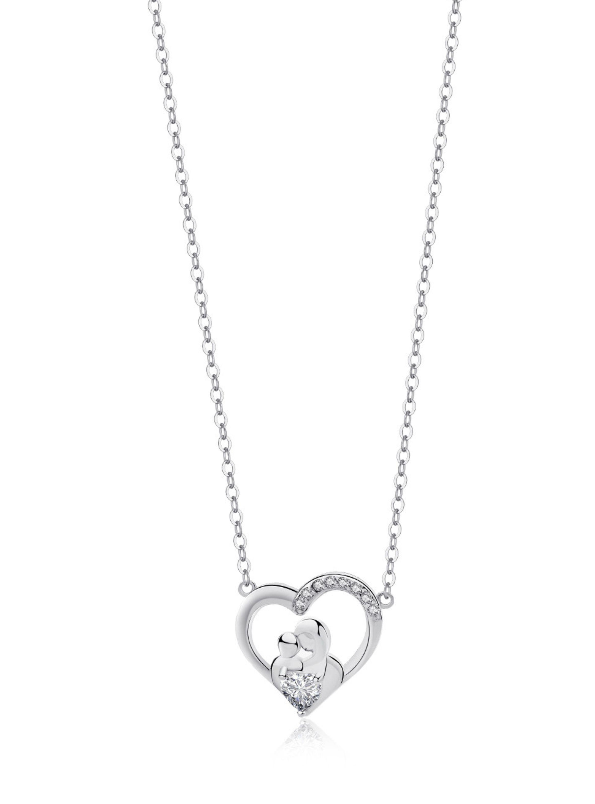 Collar Mujer Plata Italiana True-0