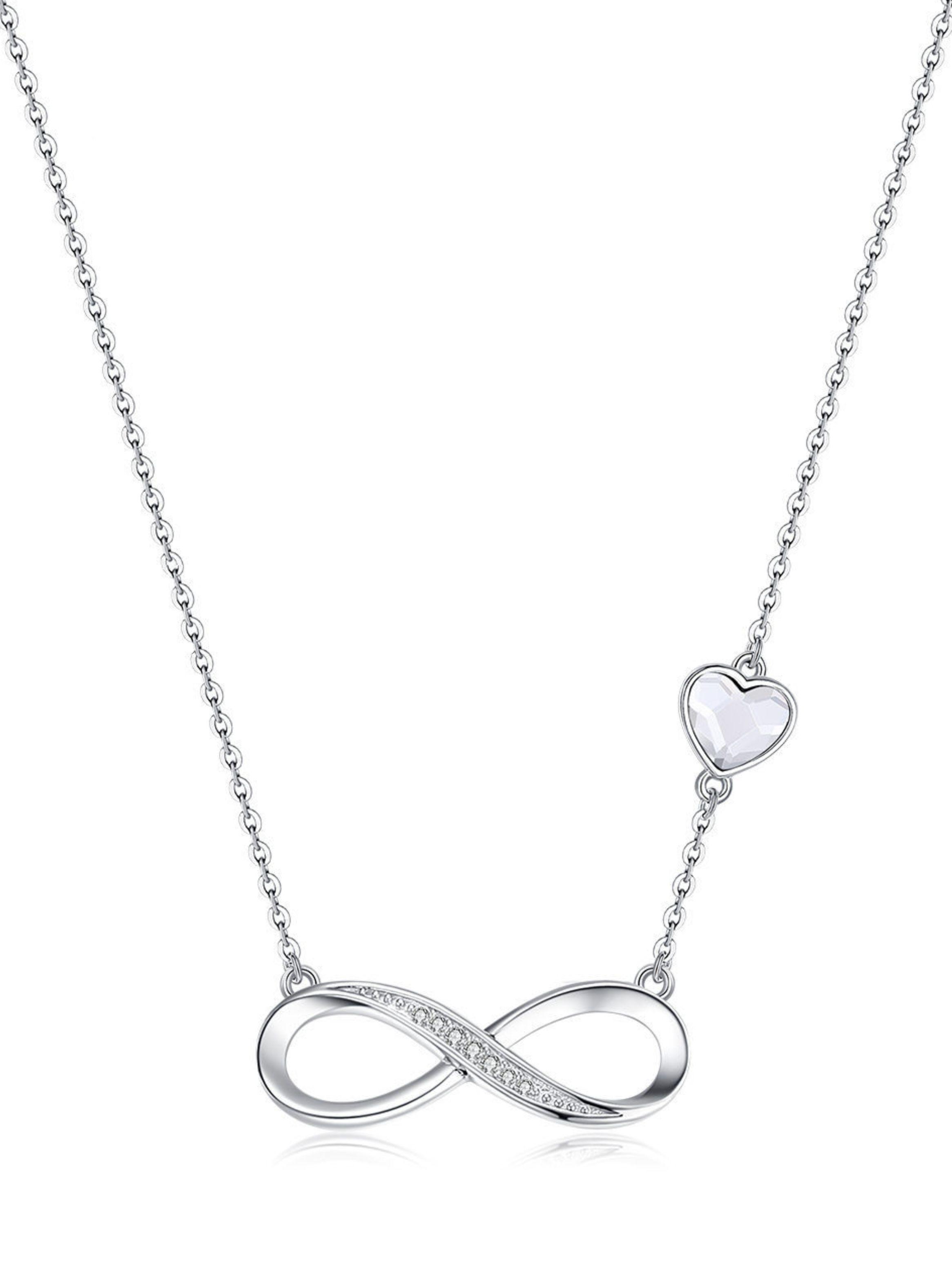 Collar Mujer Plata Italiana Nice You White-0