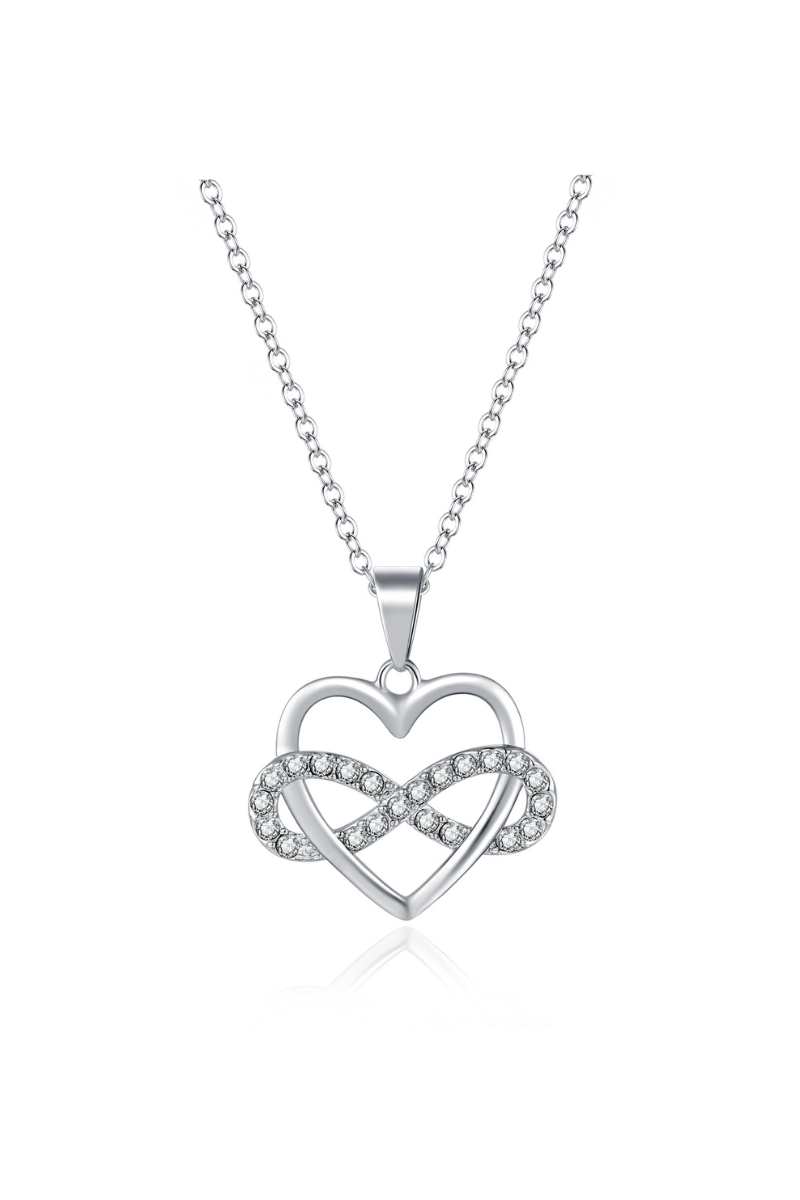Collar Vanité Infinito White Cristales-0