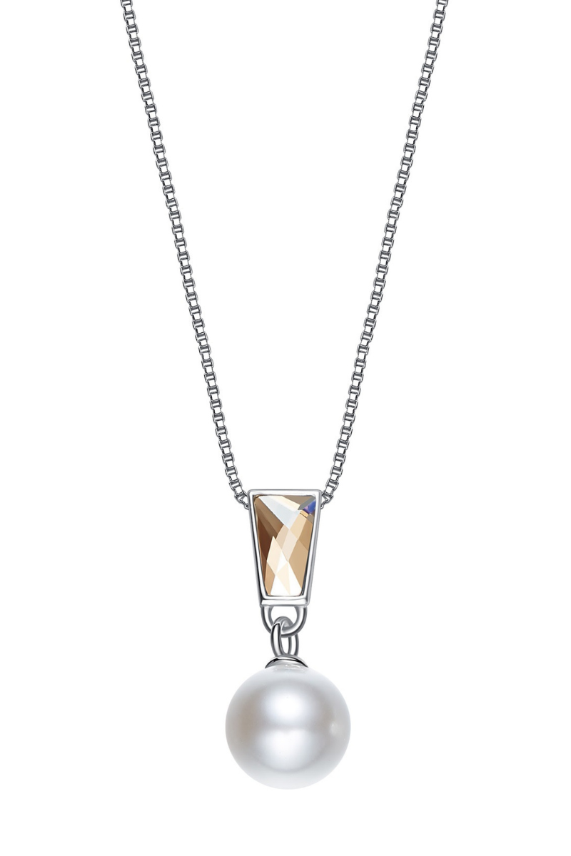 COLLAR MUJER PLATA ITALIANA MAGNA-0