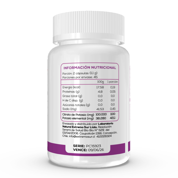 Citrato de Potasio 550mg-1