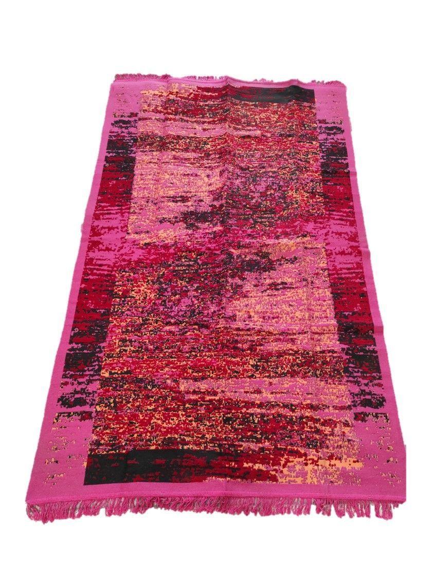 ALFOMBRA ZAGORA ROSA Y ROJO YILDIS 150X230-1