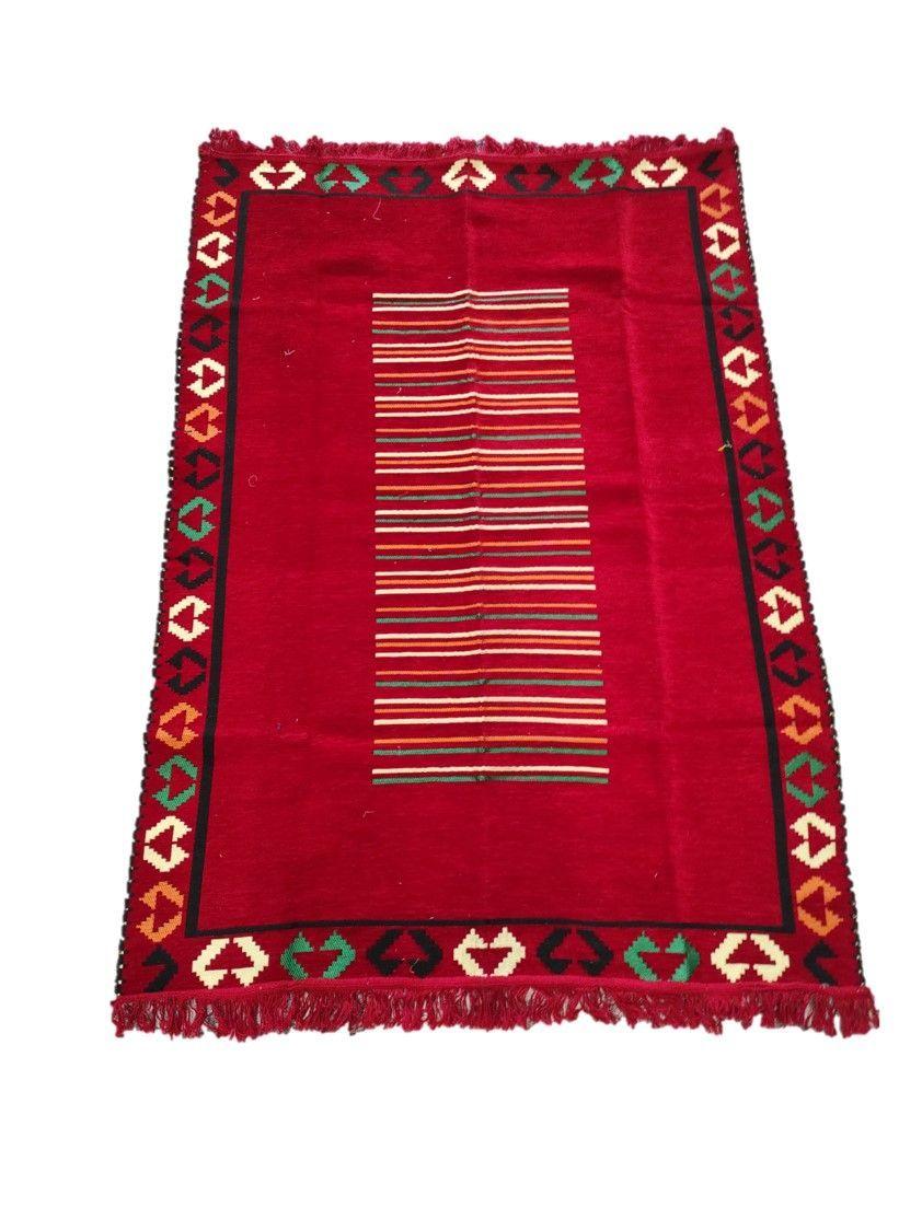ALFOMBRA ZAGORA KANDIRA 125X185 ROJO-0