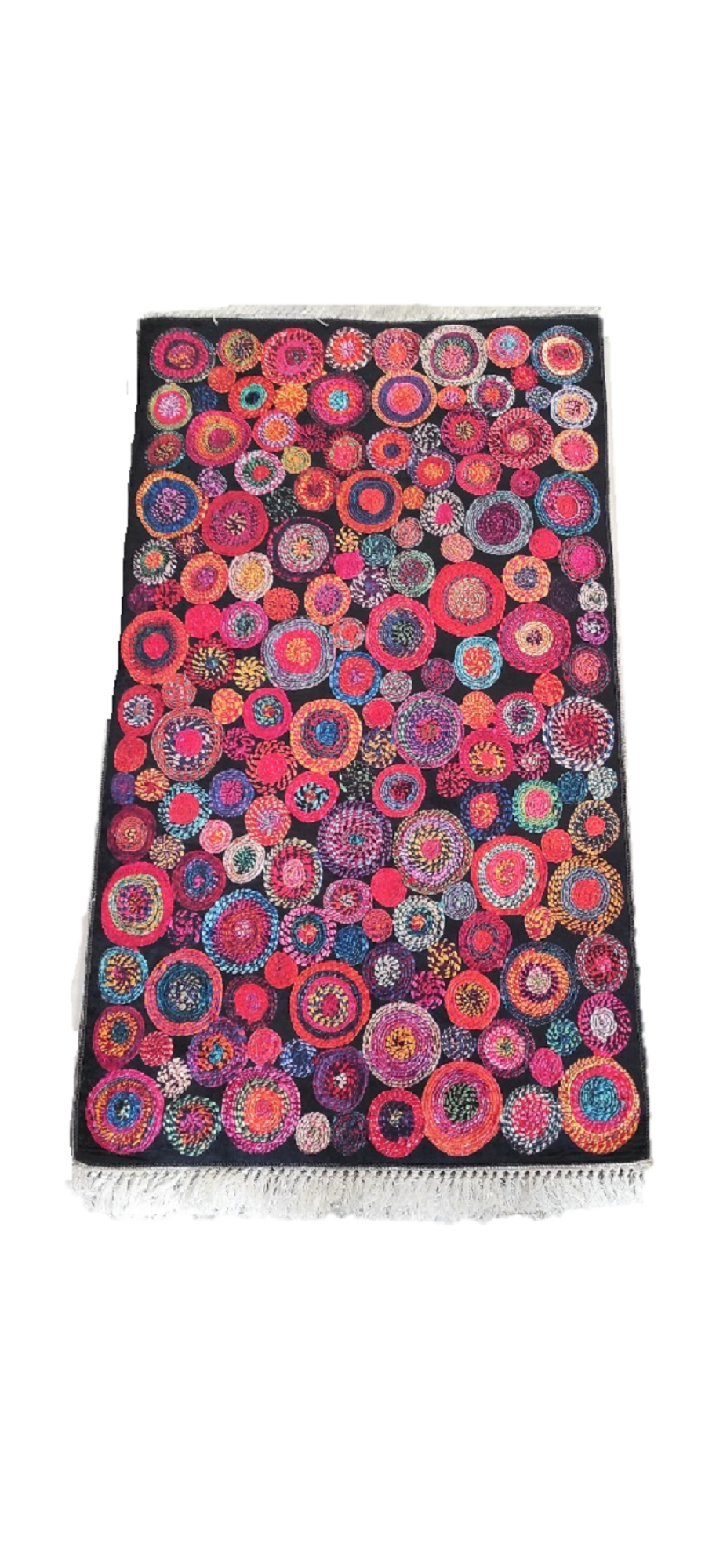 ALFOMBRA HALKA SIYAH 140X80-0