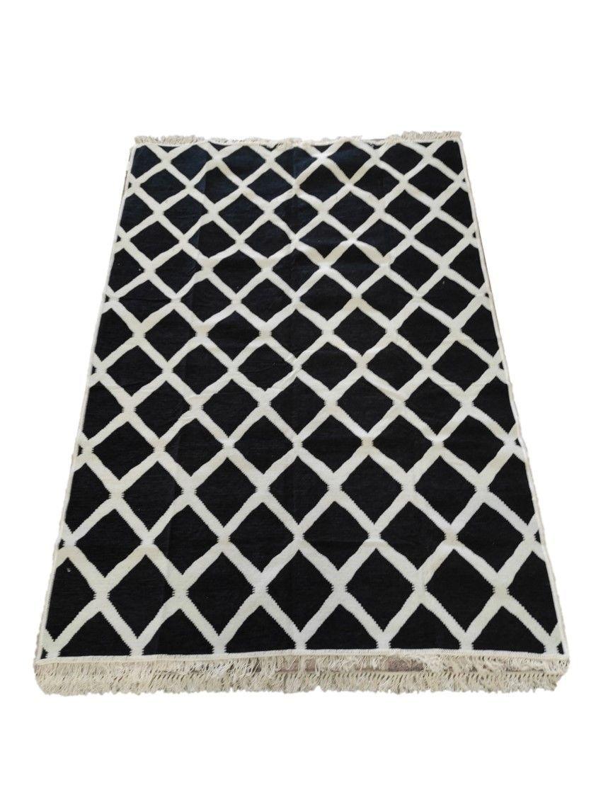 ALFOMBRA ZAGORA BODRUM 170X240 NEGRO-0