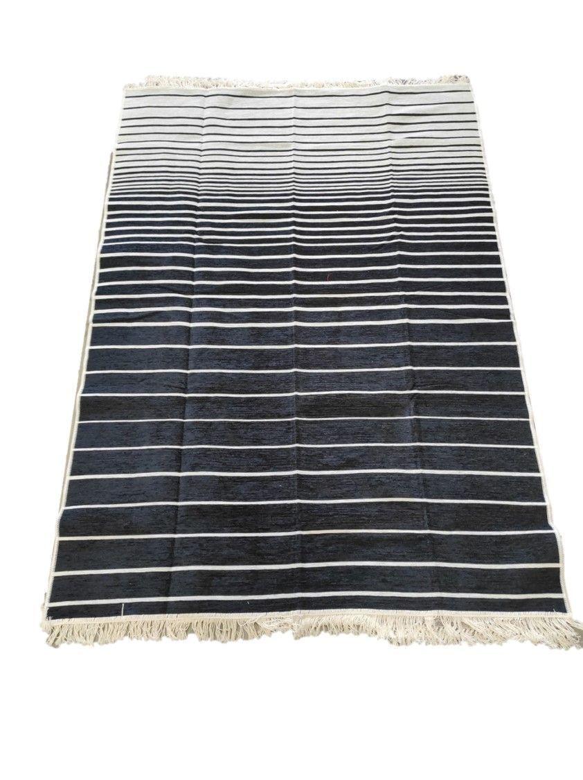 ALFOMBRA ZAGORA DEMRE 170X240 NEGRO-0