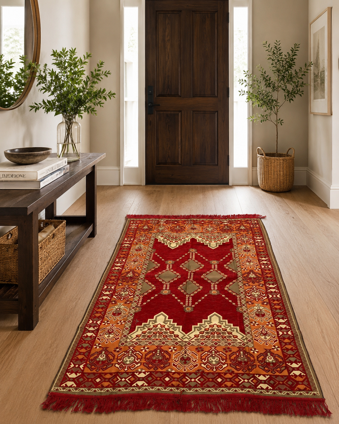 ALFOMBRA ZAGORA ROJO Y NARA DENISLY 150X230-0