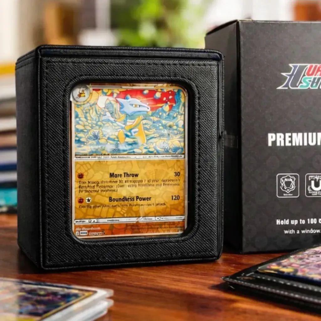 Premium Deck Box con Ventana TopLoader para TCG-3