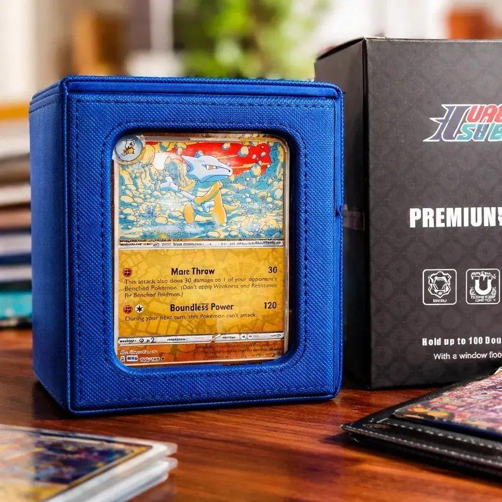 Premium Deck Box con Ventana TopLoader para TCG-0