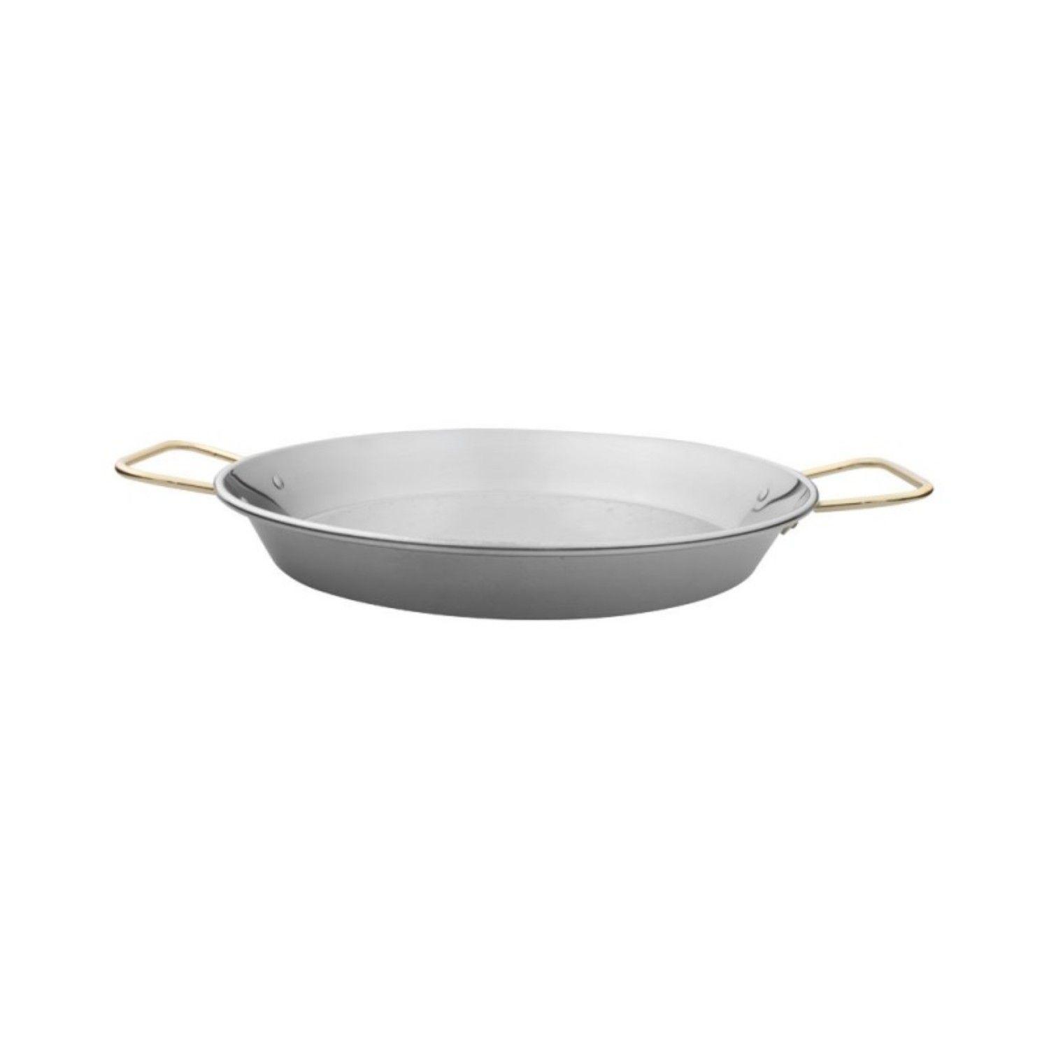 Paellera Valenciana 4 Porciones Acero Inox 30cm Garcima-3