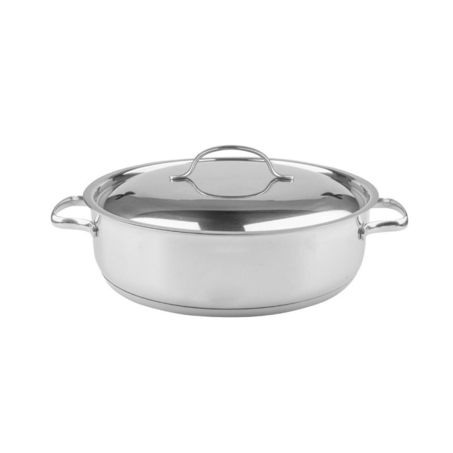 Arrocera con Tapa 4,5lt Acero Inoxidable 28x8cm Lacor-0