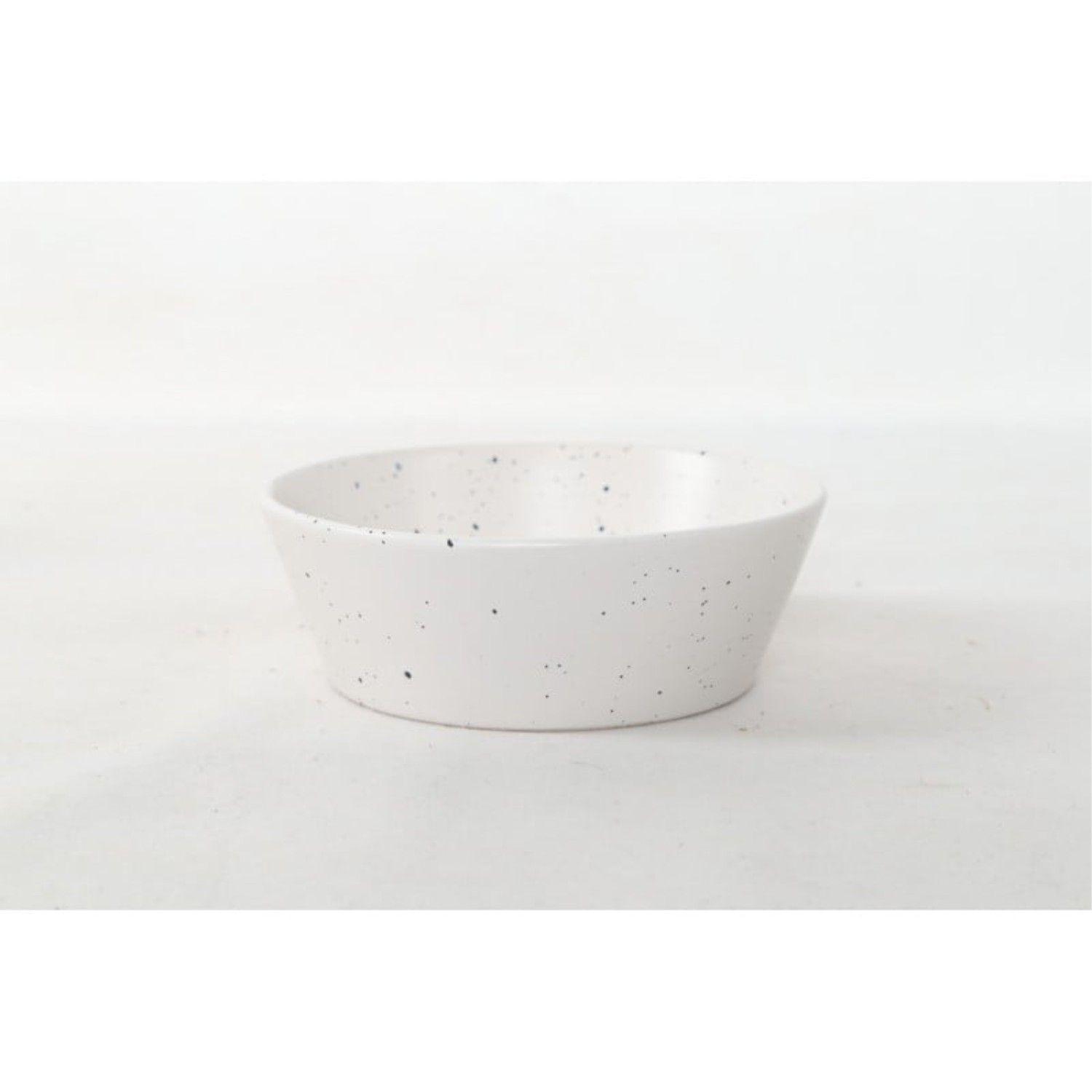 Set Vajilla 24 pzs White Dots Cerámica Blanco Lugano-3