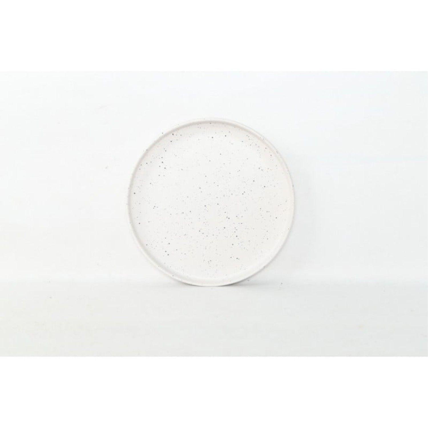 Set Vajilla 24 pzs White Dots Cerámica Blanco Lugano-4