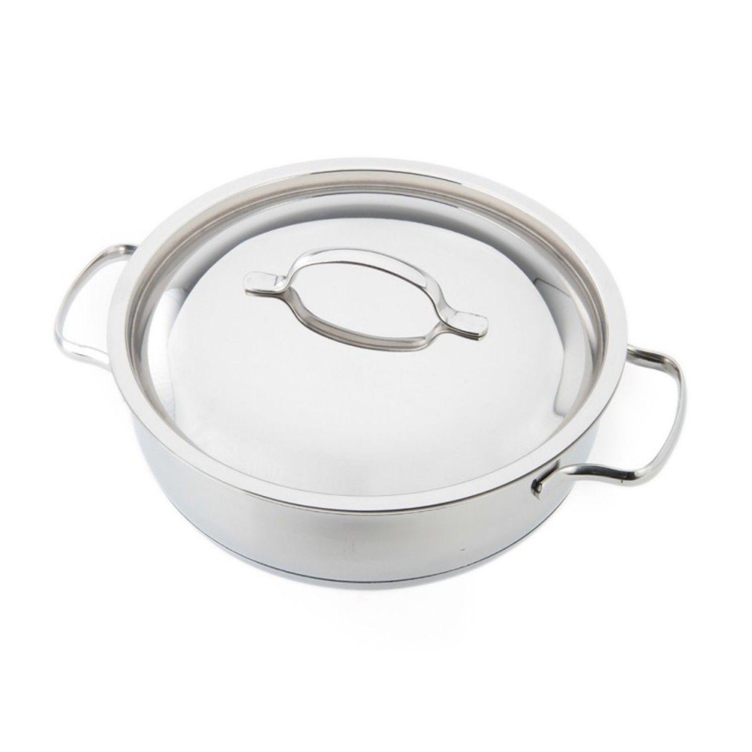 Arrocera con Tapa 3lt Acero Inoxidable 24x7cm Lacor-2